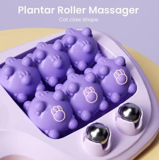 Dual‑Foot Acupressure Roller–Cat‑Paw Massage for Instant Relief