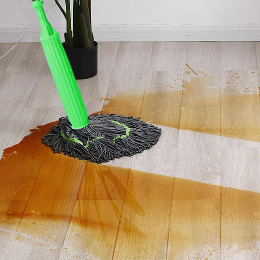 2 in 1  Self-twisting Dehydrated Floor Rotating Cleaning Mop