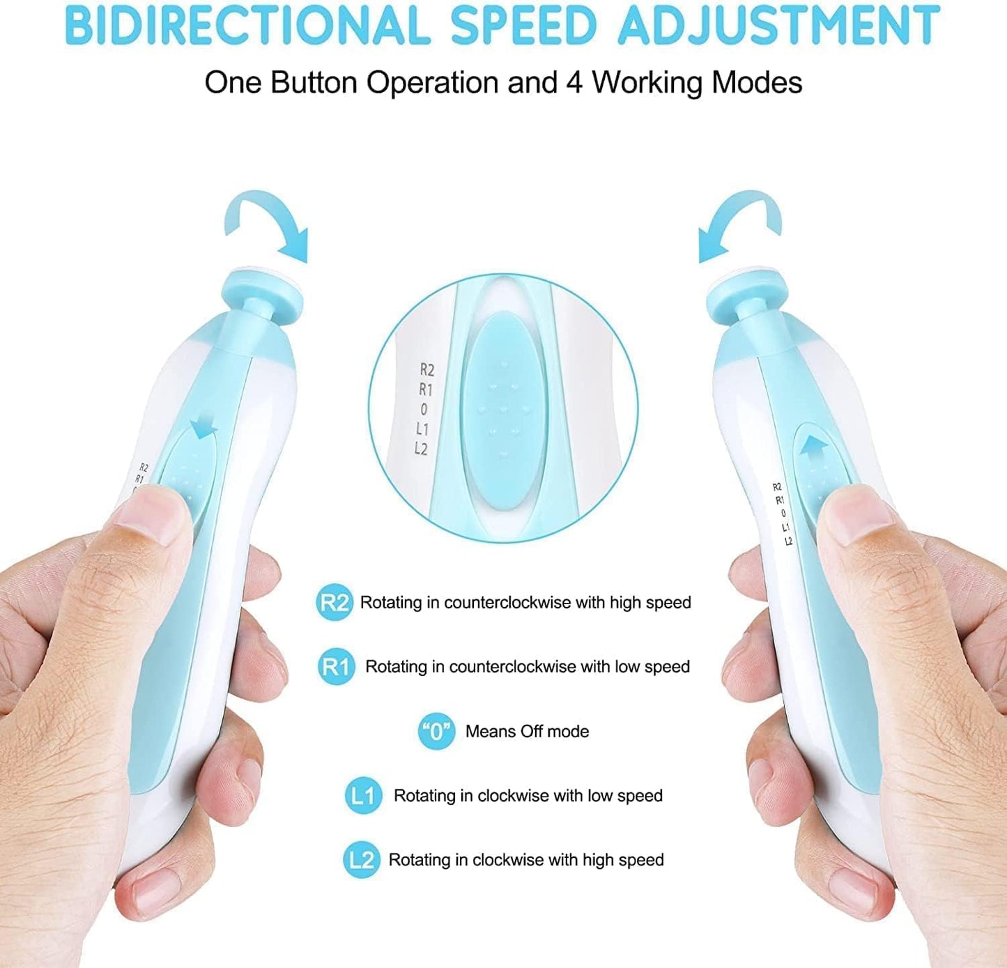 Gentle Baby Nail Trimmer – Safe, Silent & Painless Nail Cutter for Newborns & Toddlers with LED Light