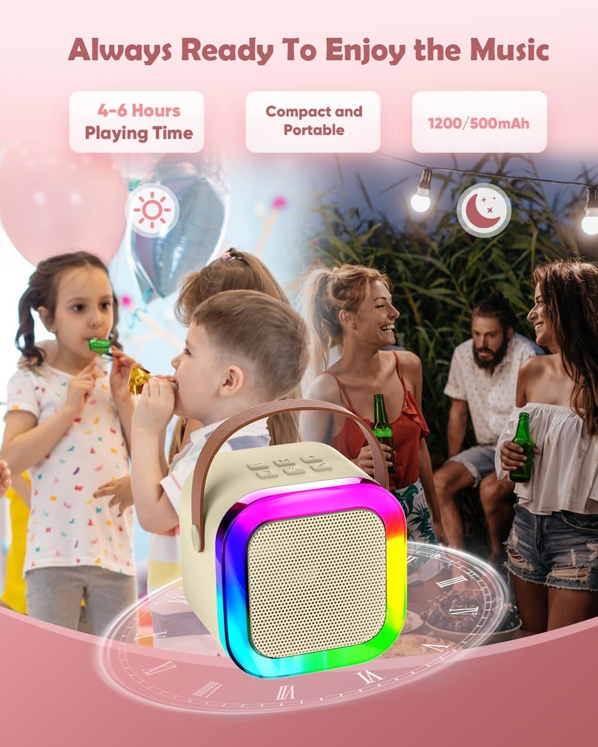 Portable Bluetooth Microphone & Speaker – Your Ultimate Karaoke Companion!