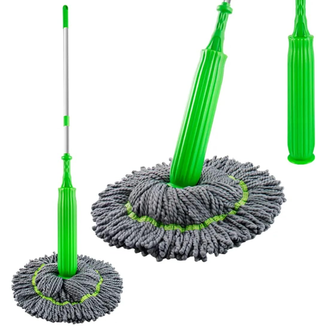 2 in 1 Self-twisting Dehydrated Floor Rotating Cleaning Mop