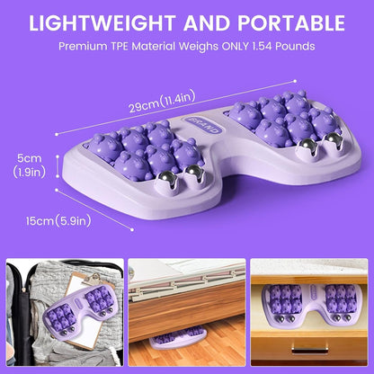 Dual‑Foot Acupressure Roller–Cat‑Paw Massage for Instant Relief