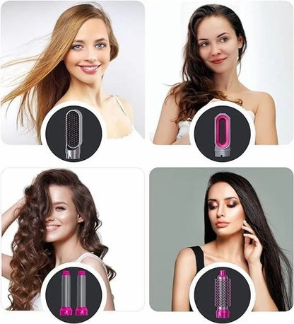 StyleMaster 5-in-1 Hair Dryer & Curler Set