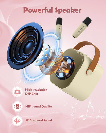Portable Bluetooth Microphone & Speaker – Your Ultimate Karaoke Companion!