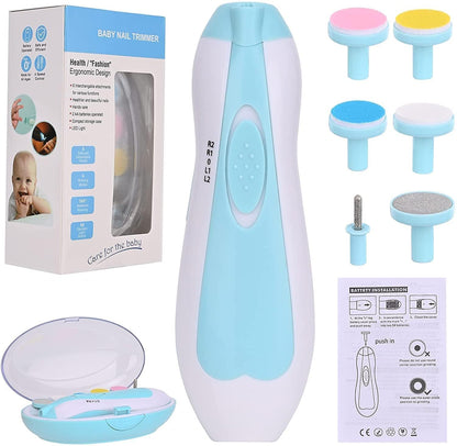 Gentle Baby Nail Trimmer – Safe, Silent & Painless Nail Cutter for Newborns & Toddlers with LED Light